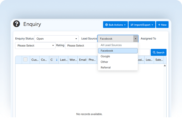 Ascora streamlines enquiry management.