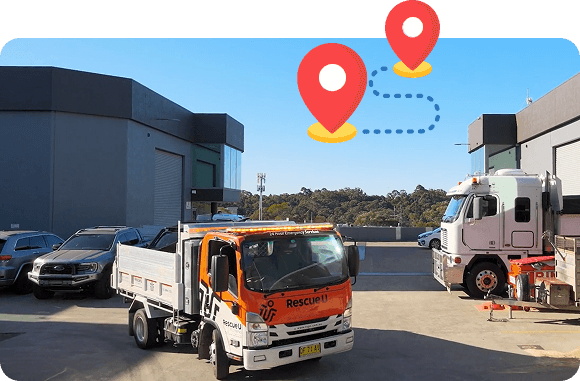 Ascora tracking vehicles in real-time