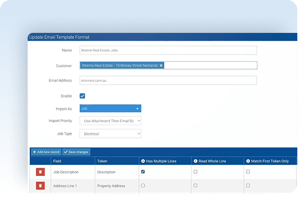 Importing supplier invoices from email