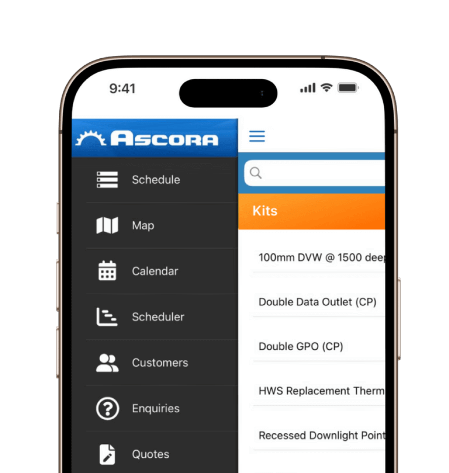 Ascora on the iPhone