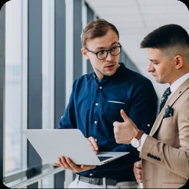 Ascora experts guiding their client in software implementation