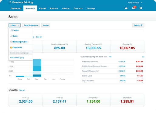 Beautiful accounting with Xero