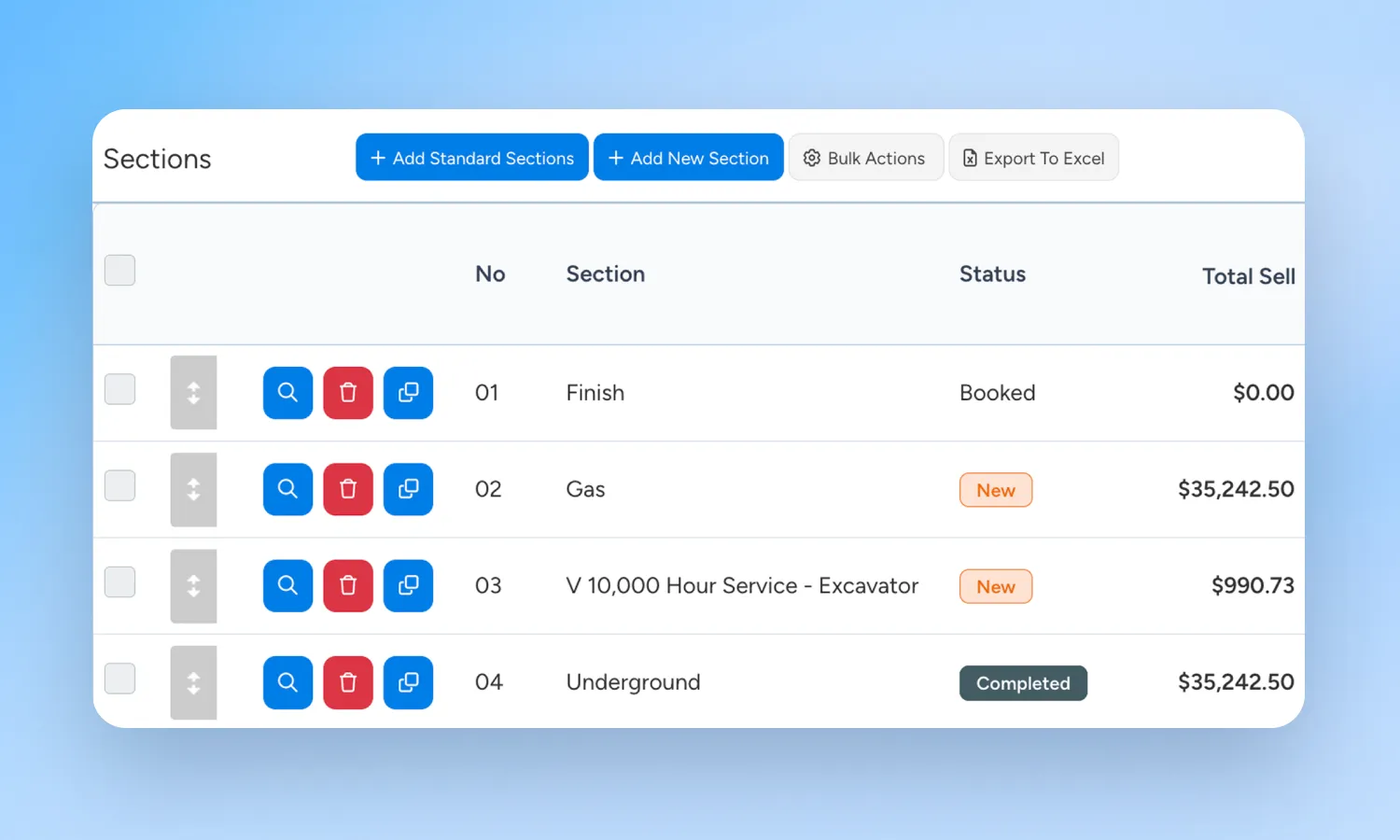 Break large projects into phases with progress tracking