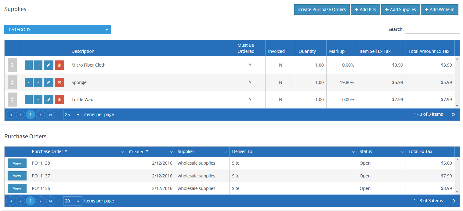 Purchase Orders straight from your Job Management Software